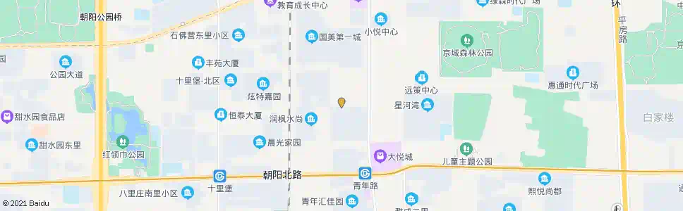 北京华纺易城小区_公交站地图_北京公交_妙搜公交查询2025