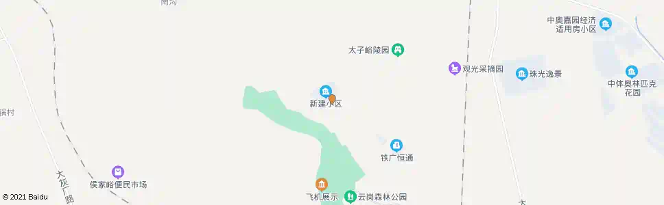 北京李家峪南_公交站地图_北京公交_妙搜公交查询2025