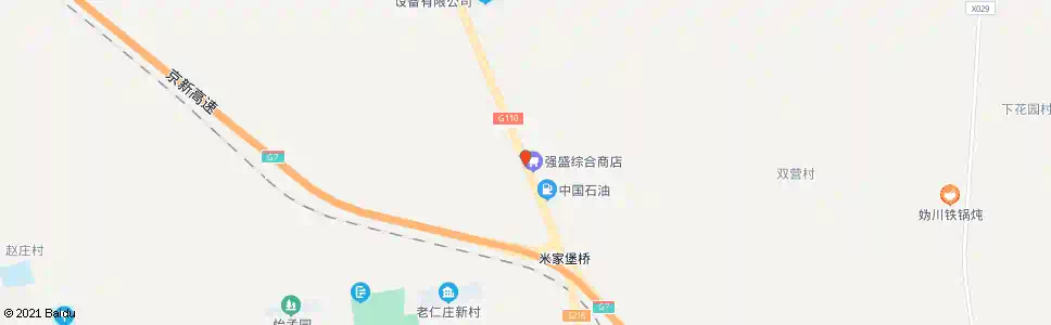 北京米家堡_公交站地图_北京公交_妙搜公交查询2025