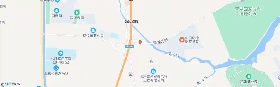 北京稻香湖桥东_公交站地图_北京公交_妙搜公交查询2025