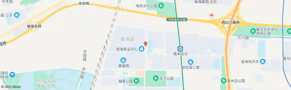 北京香园路口北_公交站地图_北京公交_妙搜公交查询2025