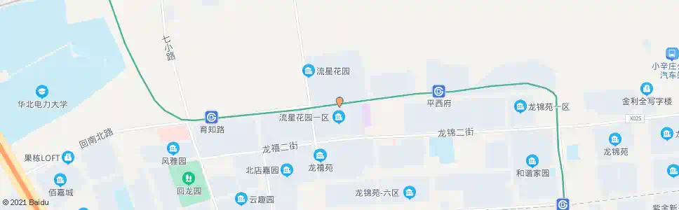 北京流星花园一区北门_公交站地图_北京公交_妙搜公交查询2025