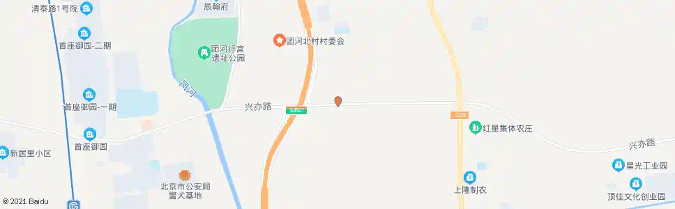 北京团河村东口_公交站地图_北京公交_妙搜公交查询2025
