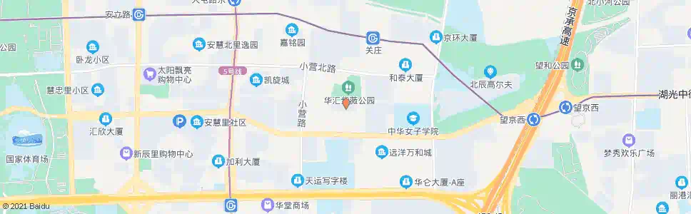 北京育慧北里_公交站地图_北京公交_妙搜公交查询2025