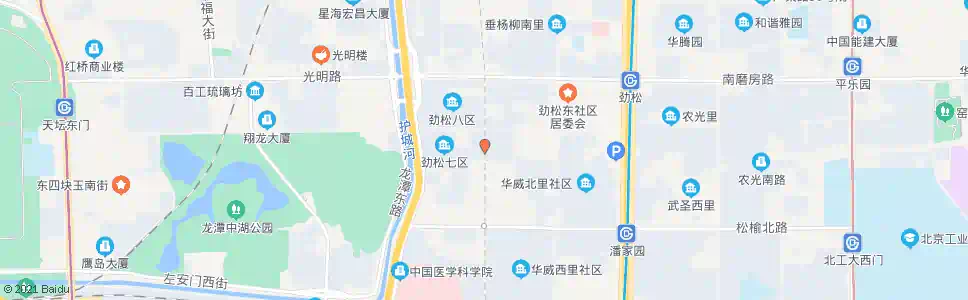 北京潘家园东路北口_公交站地图_北京公交_妙搜公交查询2025