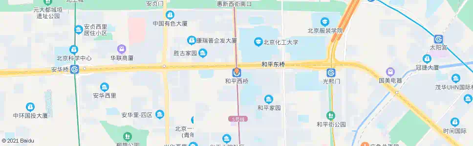 北京和平西桥_公交站地图_北京公交_妙搜公交查询2025