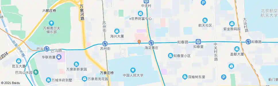 北京海淀黄庄西_公交站地图_北京公交_妙搜公交查询2025