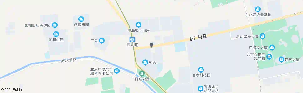 北京后厂村路西口_公交站地图_北京公交_妙搜公交查询2025