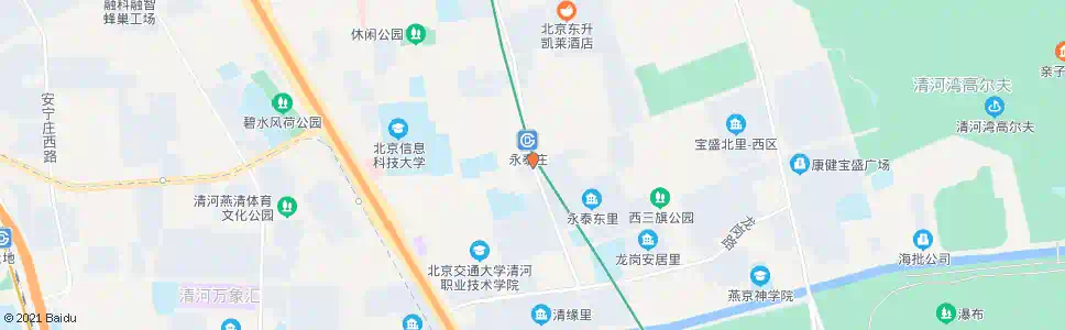 北京永泰中路南口_公交站地图_北京公交_妙搜公交查询2025