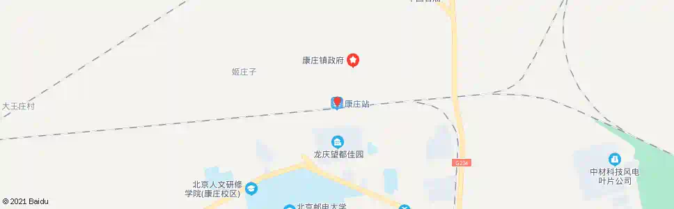北京康庄_公交站地图_北京公交_妙搜公交查询2025