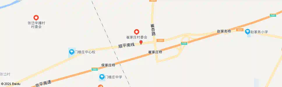北京高家庄_公交站地图_北京公交_妙搜公交查询2025