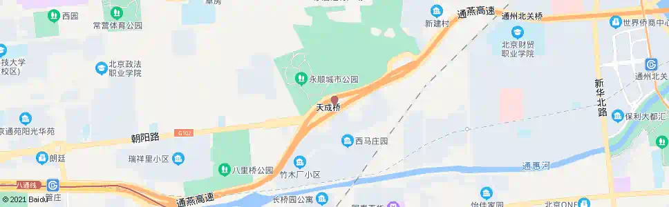 北京西马庄_公交站地图_北京公交_妙搜公交查询2025