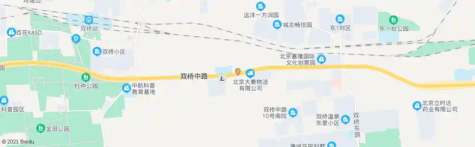 北京双桥中学_公交站地图_北京公交_妙搜公交查询2025