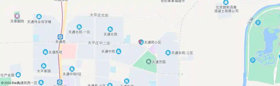 北京天通苑北三区南门_公交站地图_北京公交_妙搜公交查询2025