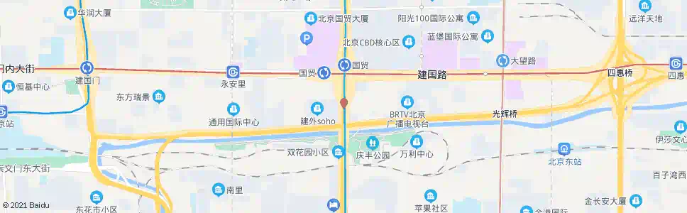 北京大北窑南_公交站地图_北京公交_妙搜公交查询2025