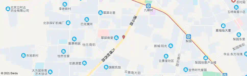北京翠屏南里_公交站地图_北京公交_妙搜公交查询2025