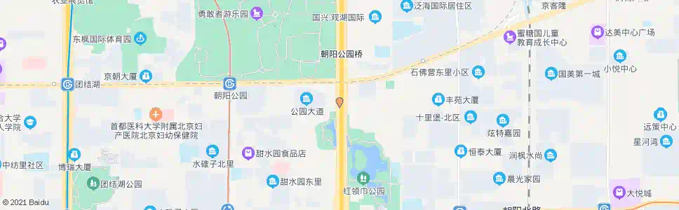 北京朝阳公园桥南_公交站地图_北京公交_妙搜公交查询2025