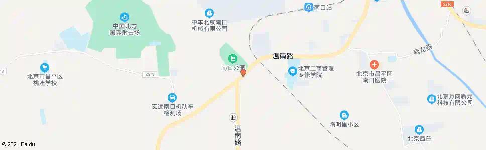 北京南口公园_公交站地图_北京公交_妙搜公交查询2025