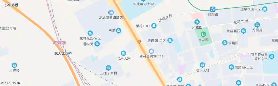 北京二拨子中路_公交站地图_北京公交_妙搜公交查询2025