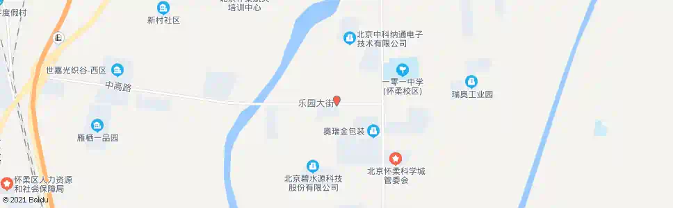 北京乐园庄东_公交站地图_北京公交_妙搜公交查询2025