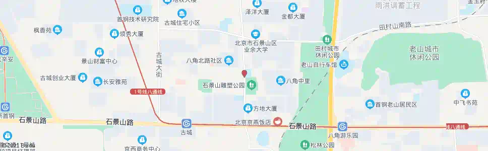 北京石景山科技馆_公交站地图_北京公交_妙搜公交查询2025