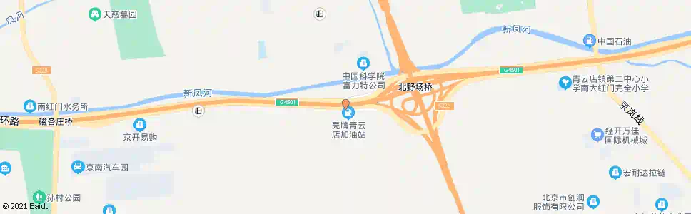 北京东赵村加油站_公交站地图_北京公交_妙搜公交查询2025
