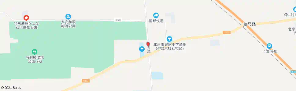 北京大杜社中学_公交站地图_北京公交_妙搜公交查询2025