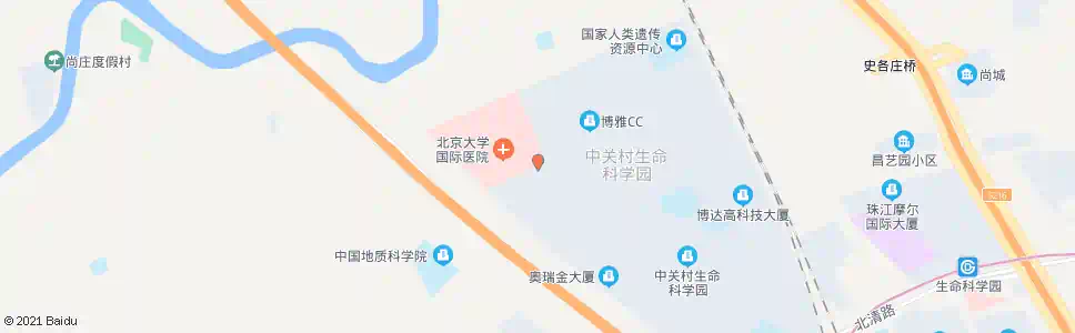 北京医疗园路西站_公交站地图_北京公交_妙搜公交查询2025
