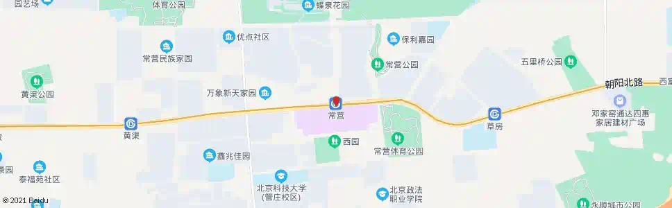 北京常营_公交站地图_北京公交_妙搜公交查询2025