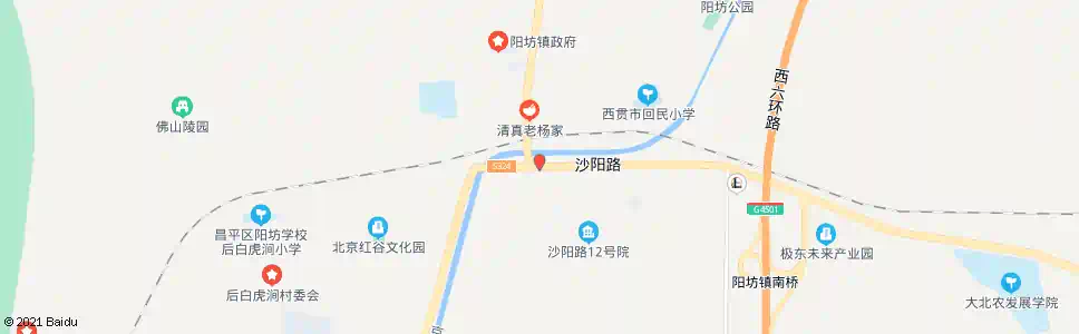 北京白虎涧_公交站地图_北京公交_妙搜公交查询2025