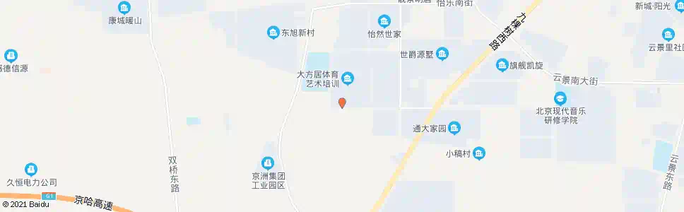 北京大方居_公交站地图_北京公交_妙搜公交查询2025