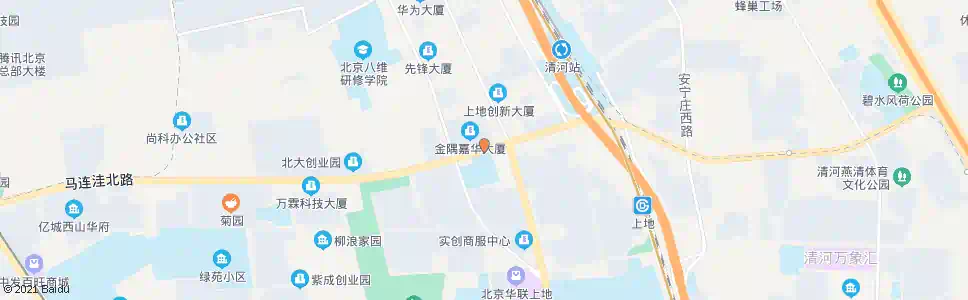 北京上地三街西口_公交站地图_北京公交_妙搜公交查询2025