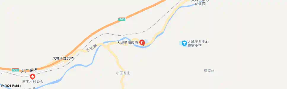 北京大城子镇政府_公交站地图_北京公交_妙搜公交查询2025