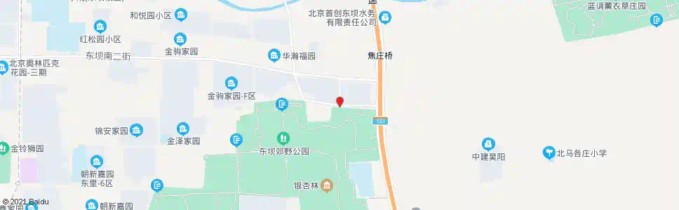 北京焦庄桥西_公交站地图_北京公交_妙搜公交查询2025