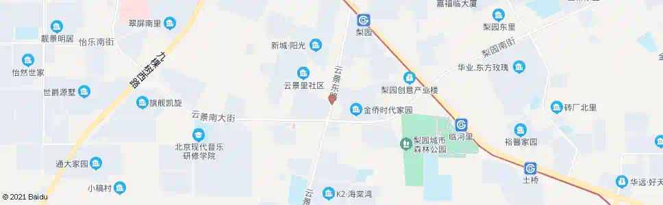 北京云景里_公交站地图_北京公交_妙搜公交查询2025