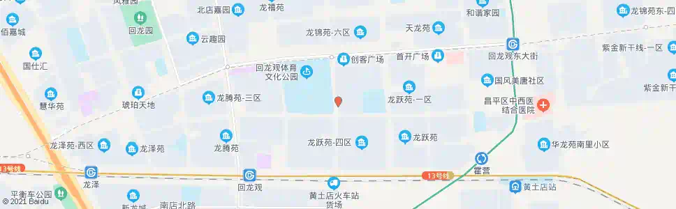 北京龙跃苑二区西南门_公交站地图_北京公交_妙搜公交查询2025