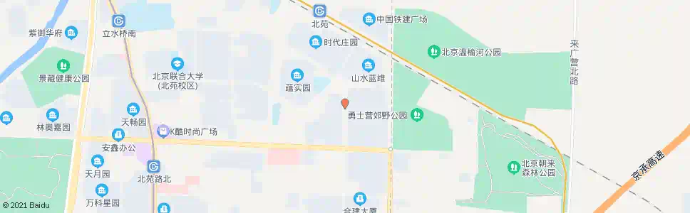 北京朝来家园西区_公交站地图_北京公交_妙搜公交查询2025