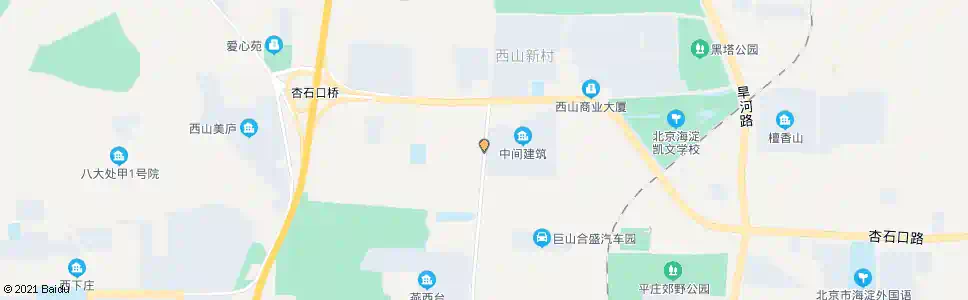 北京巨山路北口_公交站地图_北京公交_妙搜公交查询2025