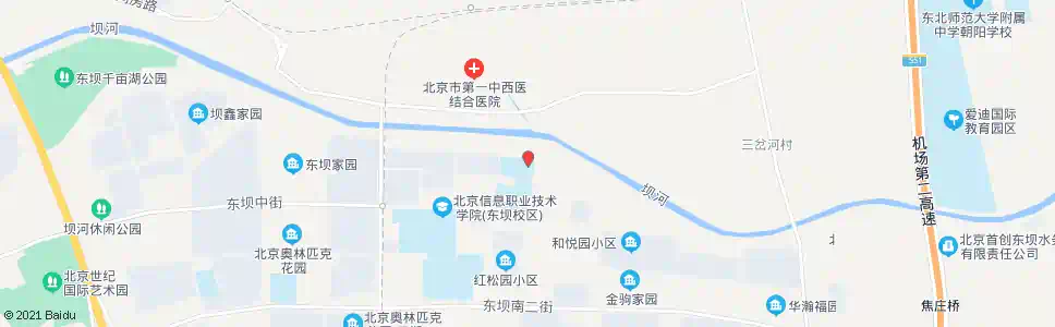 北京下中院中学_公交站地图_北京公交_妙搜公交查询2025