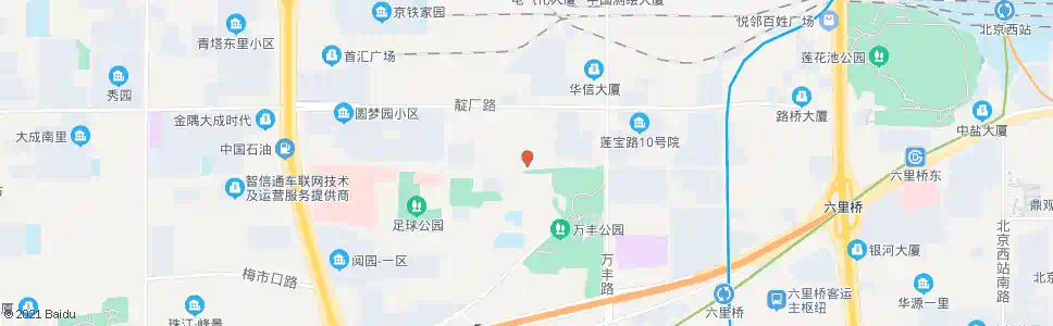 北京靛厂村南站_公交站地图_北京公交_妙搜公交查询2025