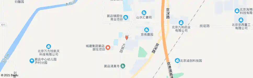 北京窦店村_公交站地图_北京公交_妙搜公交查询2025