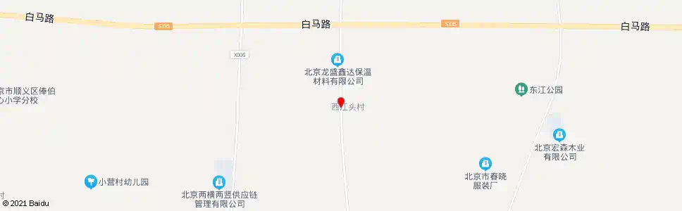 北京西江头_公交站地图_北京公交_妙搜公交查询2025