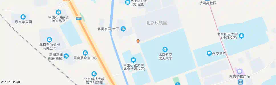 北京高教园中街东口_公交站地图_北京公交_妙搜公交查询2025