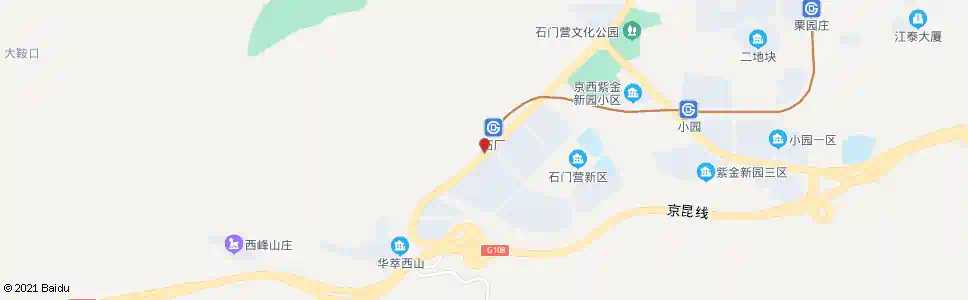 北京石厂村_公交站地图_北京公交_妙搜公交查询2025