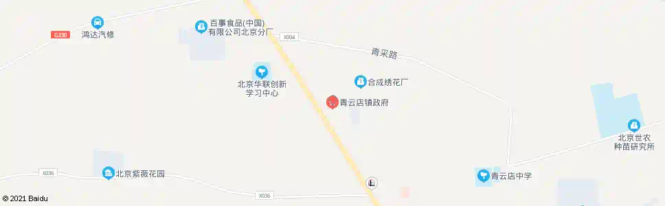 北京青云店镇_公交站地图_北京公交_妙搜公交查询2025