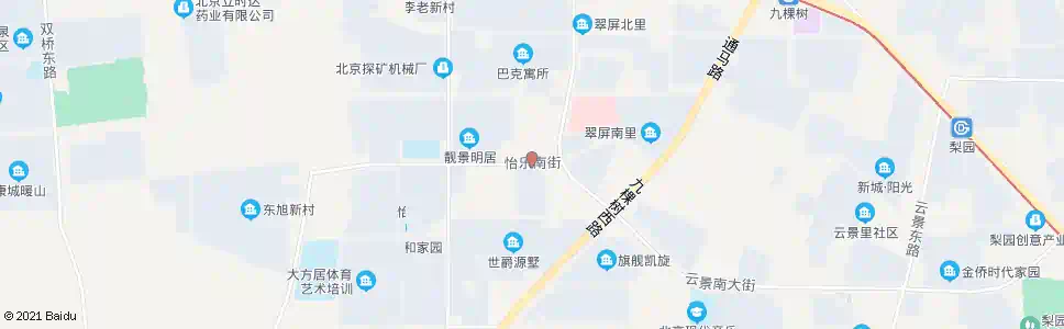 北京怡乐南街公交场站_公交站地图_北京公交_妙搜公交查询2025