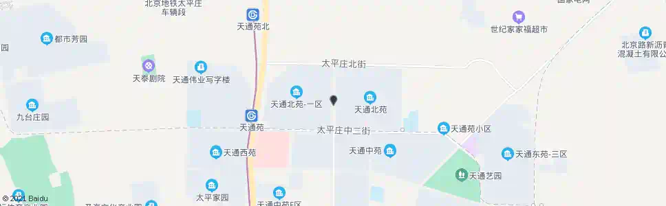 北京天通北苑一区东门_公交站地图_北京公交_妙搜公交查询2025