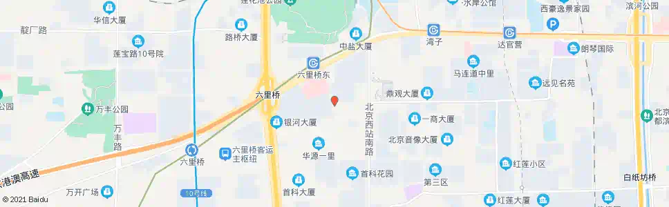 北京马连道南街西口_公交站地图_北京公交_妙搜公交查询2025