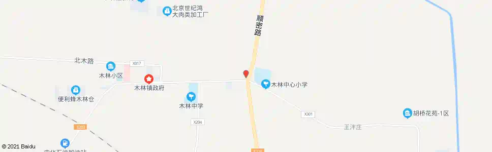 北京木林路口_公交站地图_北京公交_妙搜公交查询2025