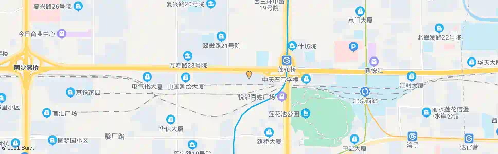北京莲花苑小区_公交站地图_北京公交_妙搜公交查询2025